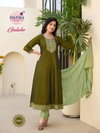 Gulabo Vol 1 By Radhika Rangeela Kurti With Bottom Dupatta Exporters In India